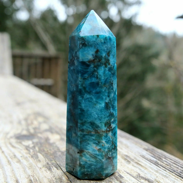 Blue Apatite Point-ToShay.org
