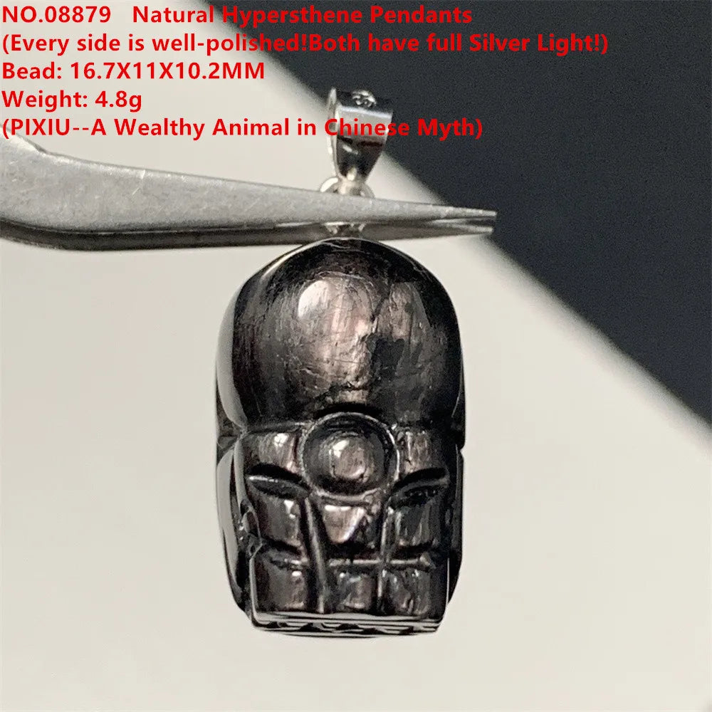Black Hypersthene Pendant-ToShay.org