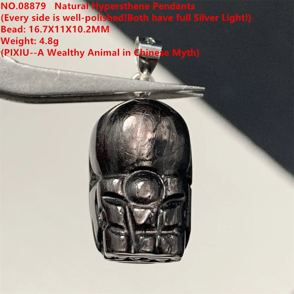 Black Hypersthene Pendant-ToShay.org