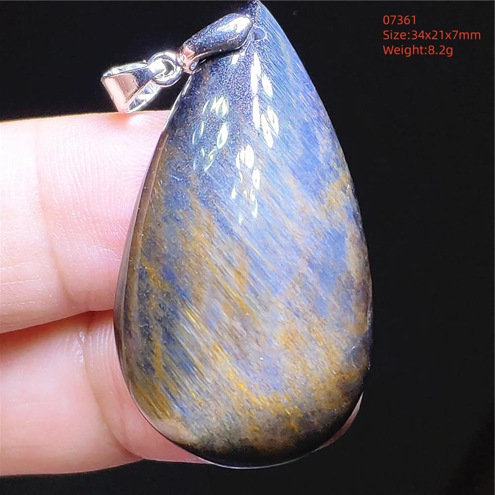 Blue Pietersite Pendant-ToShay.org