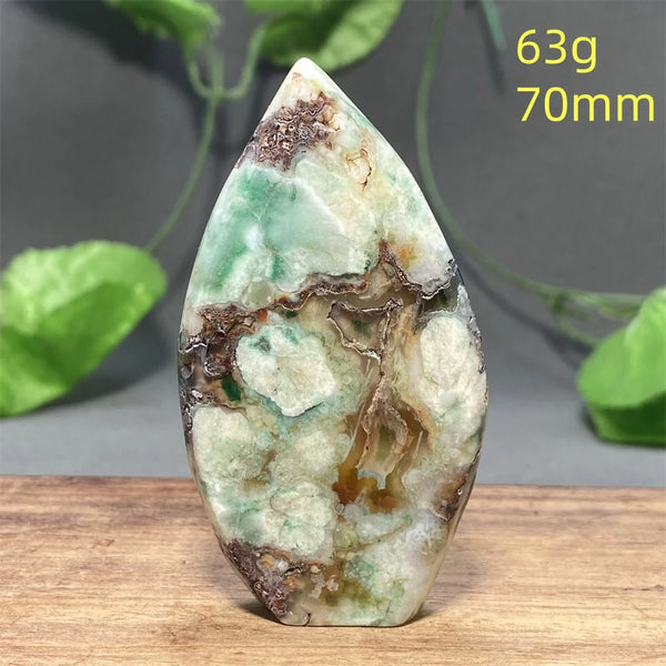 Green Cherry Blossom Agate-ToShay.org