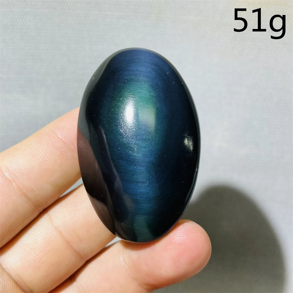 Rainbow Obsidian Palmstone-ToShay.org