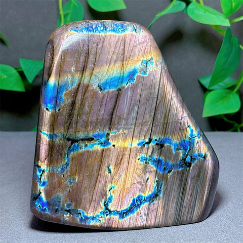 Purple Labradorite Quartz Stone-ToShay.org