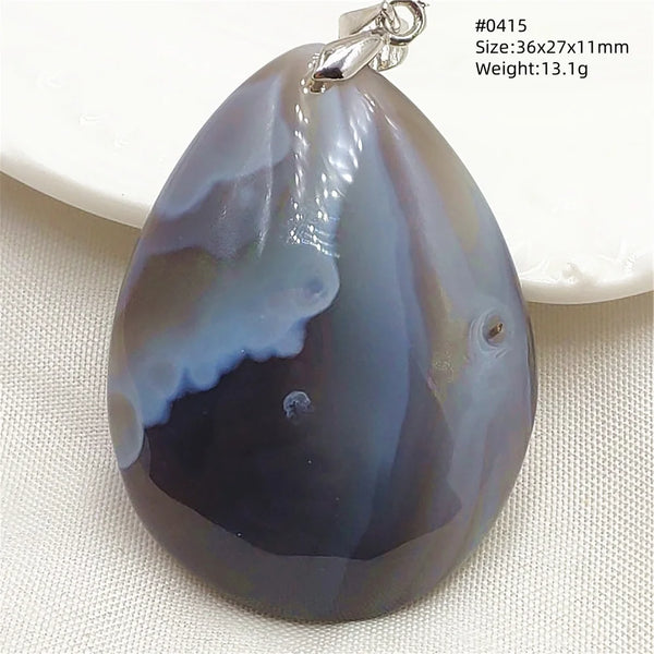 Black Red Agate Pendant-ToShay.org