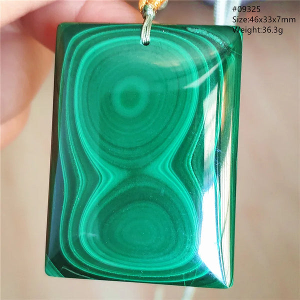 Green Malachite Chrysocolla Pendant-ToShay.org