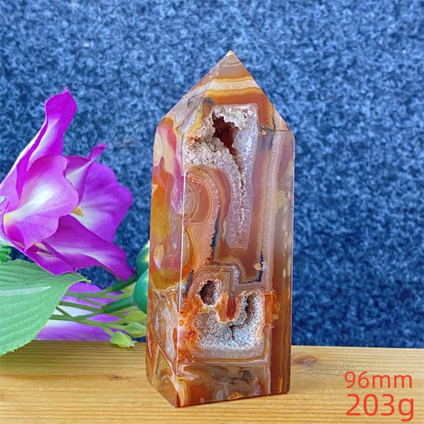 Red Lace Agate Point-ToShay.org