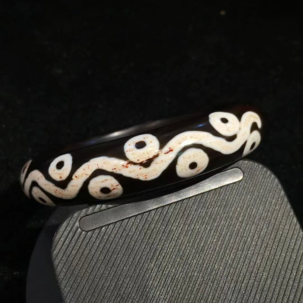 Tibatan Agate Dzi Bangle-ToShay.org