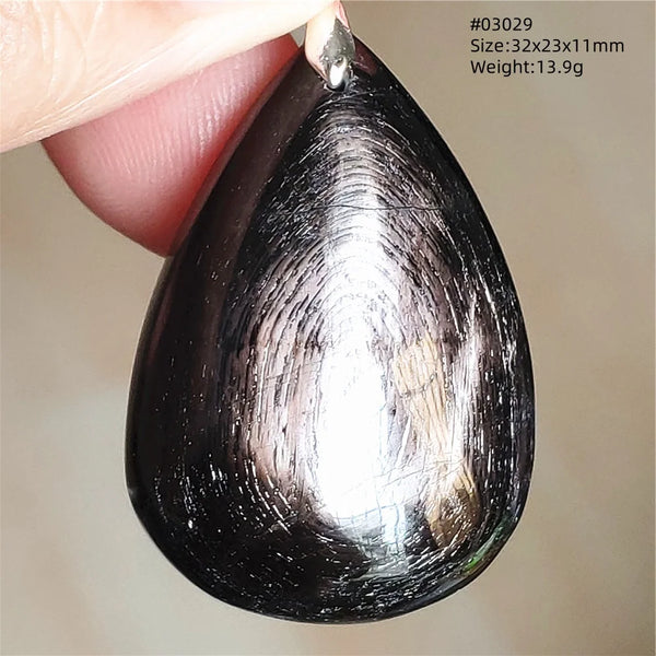 Black Hypersthene Pendant-ToShay.org