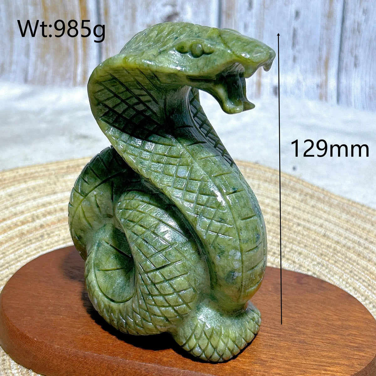 Green Jasper Cobra-ToShay.org