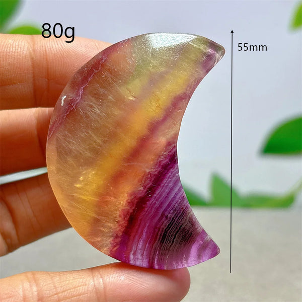 Mixed Fluorite Moon-ToShay.org