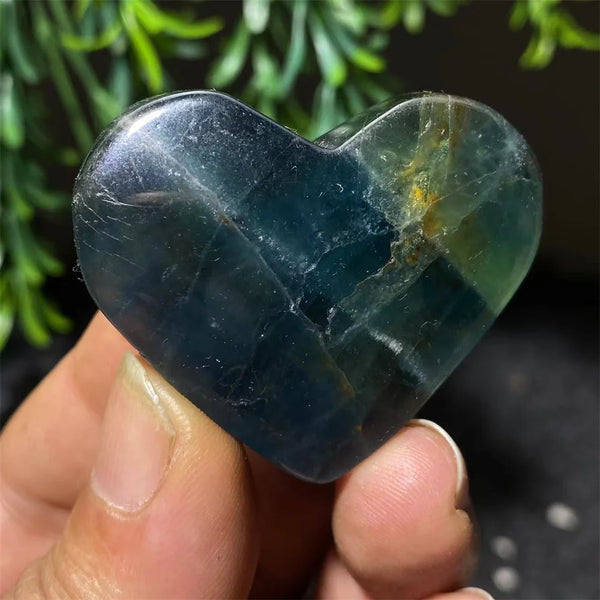 Blue Fluorite Heart-ToShay.org