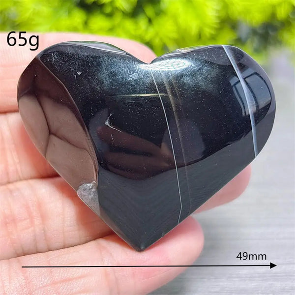 Black Agate Heart-ToShay.org