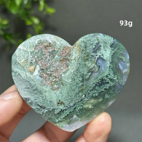 Green Aquatic Agate Heart-ToShay.org