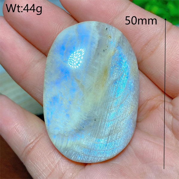 Blue Moonstone Palm Stones-ToShay.org