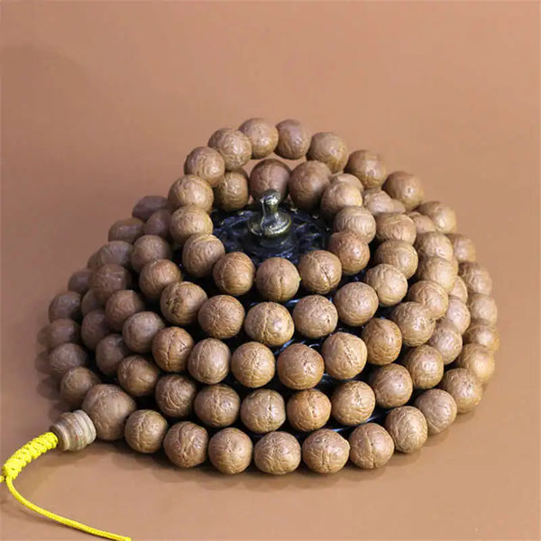 Wood Phoenix Eye Bodhi Mala-ToShay.org