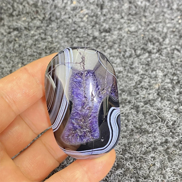 Purple Black Amethyst Agate-ToShay.org