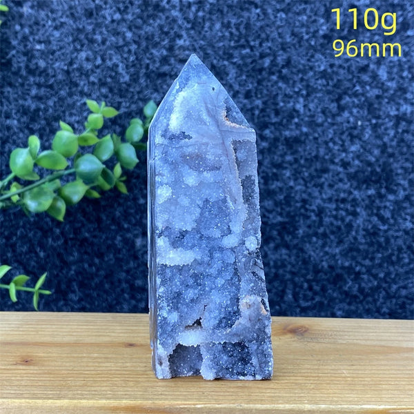 Purple Sphalerite Geode Point-ToShay.org