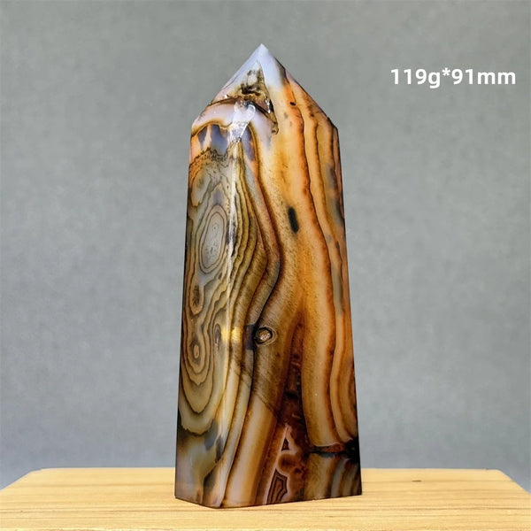 Red Striped Agate Obelisk-ToShay.org