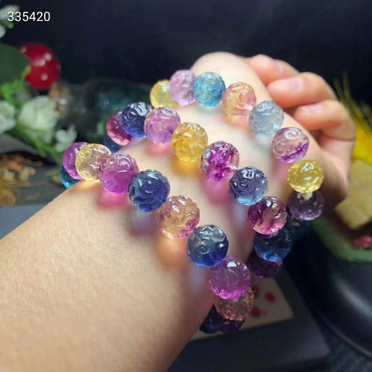 Rainbow Fluorite Bracelet-ToShay.org