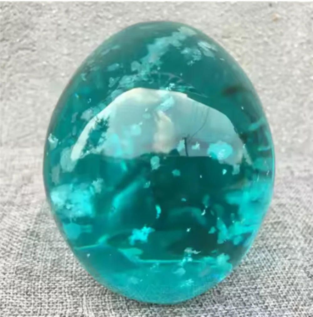Blue Melting Stone Skull-ToShay.org