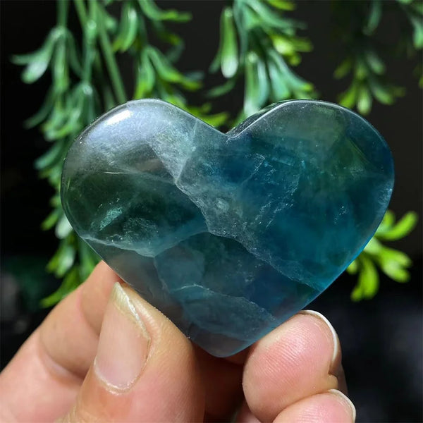 Blue Fluorite Heart-ToShay.org