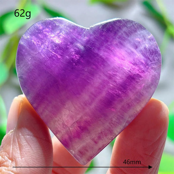 Rainbow Fluorite Heart-ToShay.org
