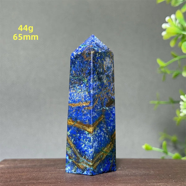 Blue Azurite Wand-ToShay.org