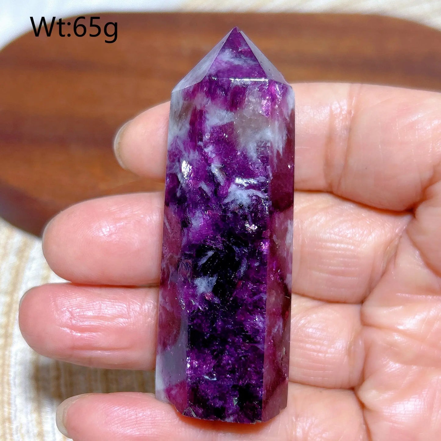 Purple Lepidolite Point-ToShay.org