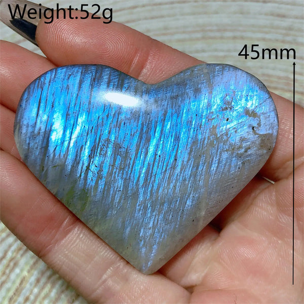 Blue Rainbow Moonstone Hearts-ToShay.org