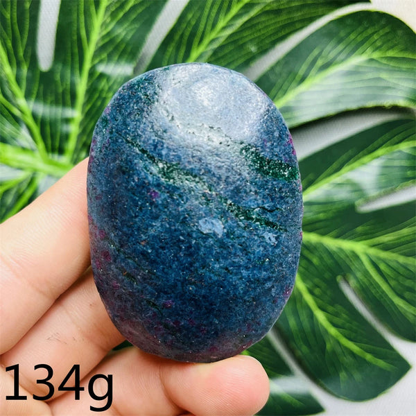 Ruby Sapphire Palm Stone-ToShay.org