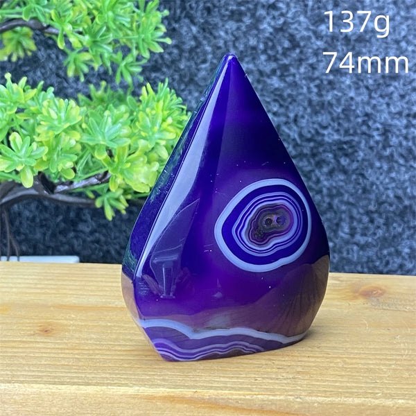 Purple Agate Torch-ToShay.org