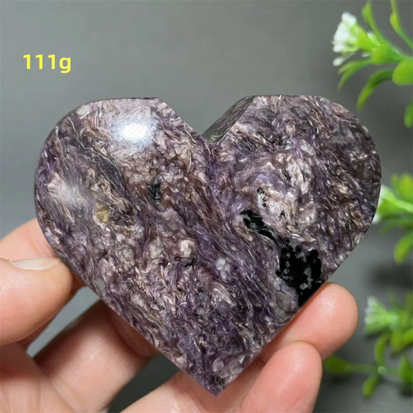Purple Noble Crystal Heart-ToShay.org