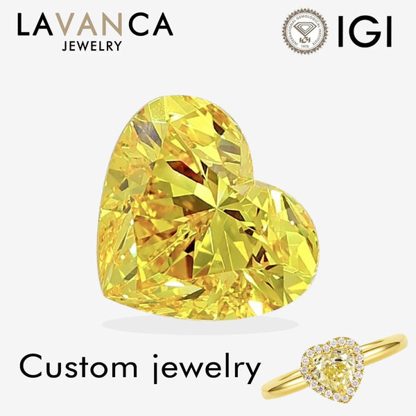 Yellow Diamond Hearts-ToShay.org