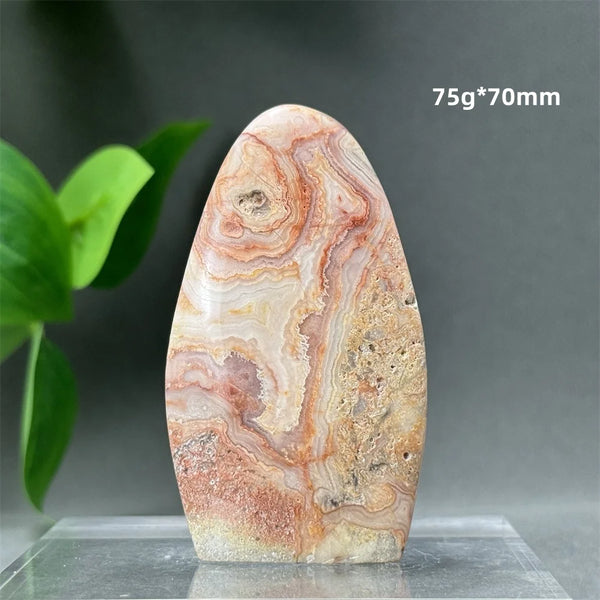 Yellow Crazy Agate Torch-ToShay.org