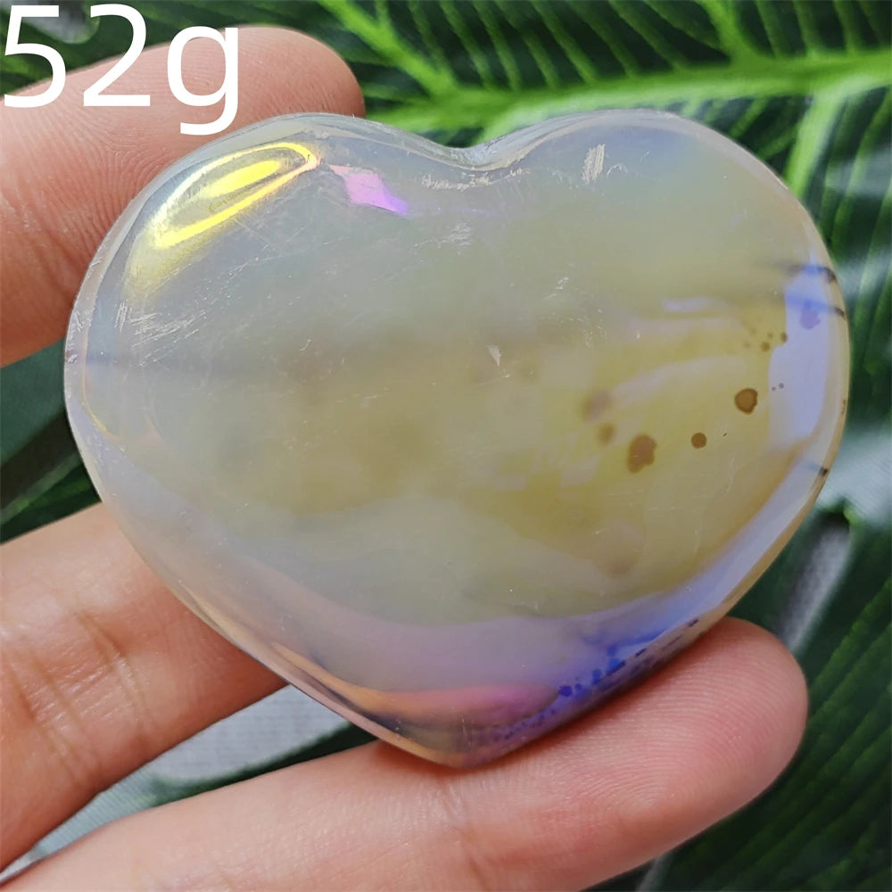 Yellow Tree Agate Heart-ToShay.org