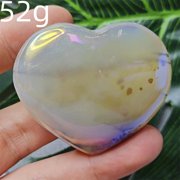 Yellow Tree Agate Heart-ToShay.org