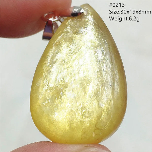 Gold Lepidolite Flash Pendant-ToShay.org