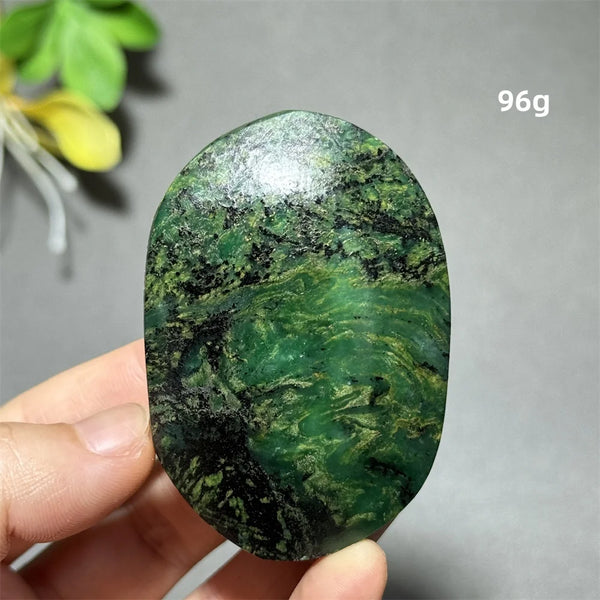 Green Emerald Quartz Palm Stone-ToShay.org