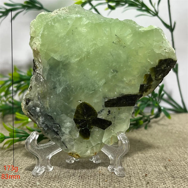 Green Prehnite Quartz Slab-ToShay.org