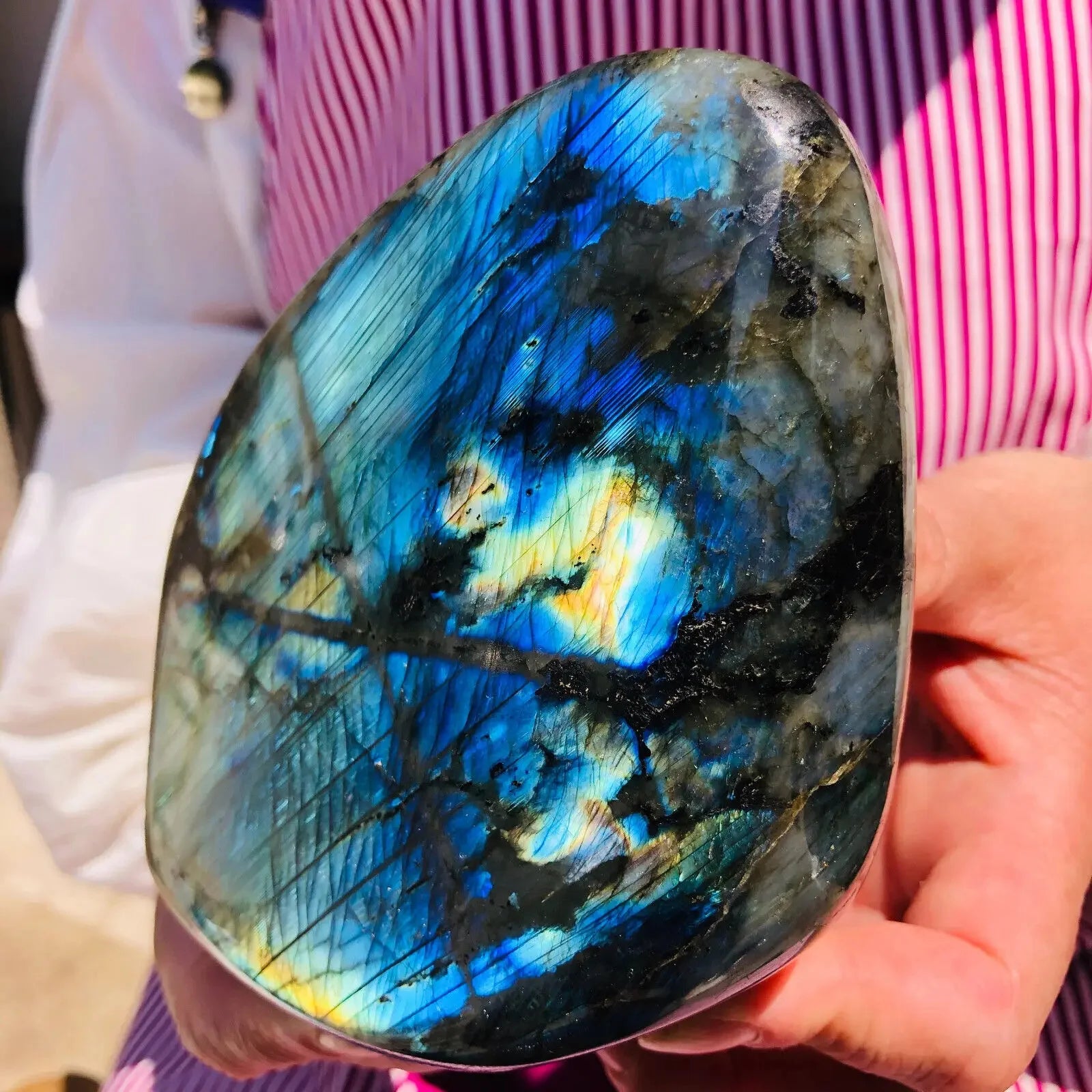 Blue Labradorite Quartz-ToShay.org