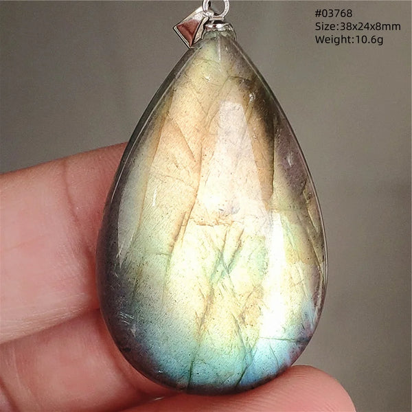 Blue Light Labradorite Pendant-ToShay.org