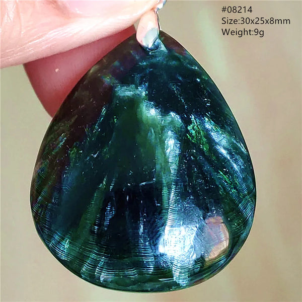 Green Seraphinite Pendant-ToShay.org