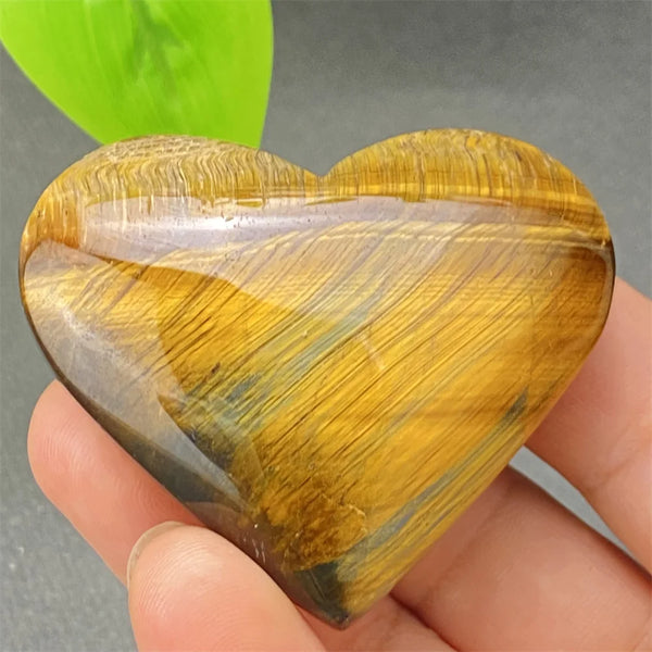 Yellow Tiger Eye Heart-ToShay.org
