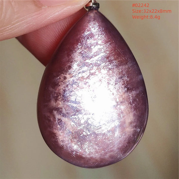 Purple Lepidolite Pendant-ToShay.org