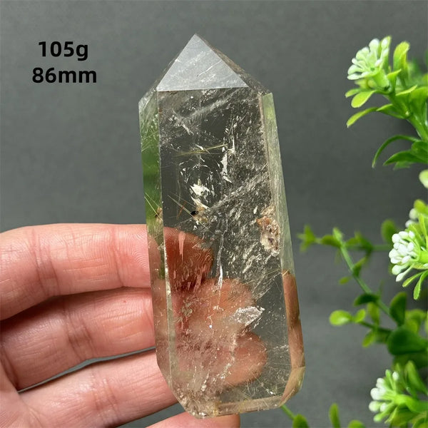 Gold Red Hair Crystal Point-ToShay.org