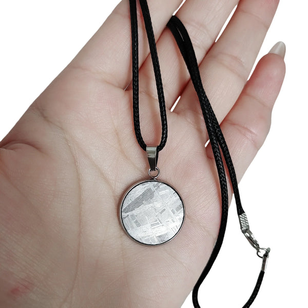 White Muonionalusta Meteorite Pendant-ToShay.org
