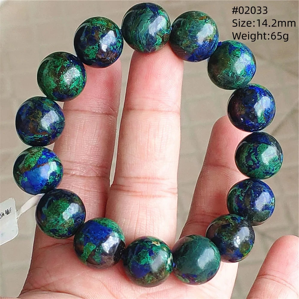 Blue Malachite Azurite Bracelet-ToShay.org