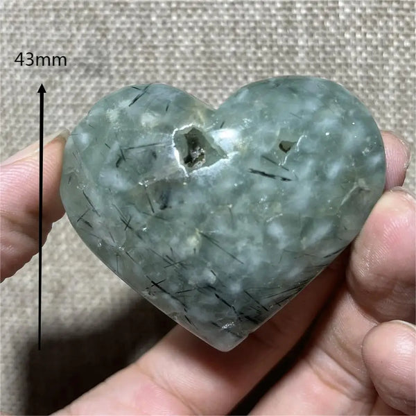 Green Grape Prehnite Hearts-ToShay.org