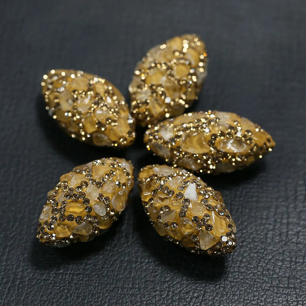 Yellow Citrine Crystal Beads-ToShay.org