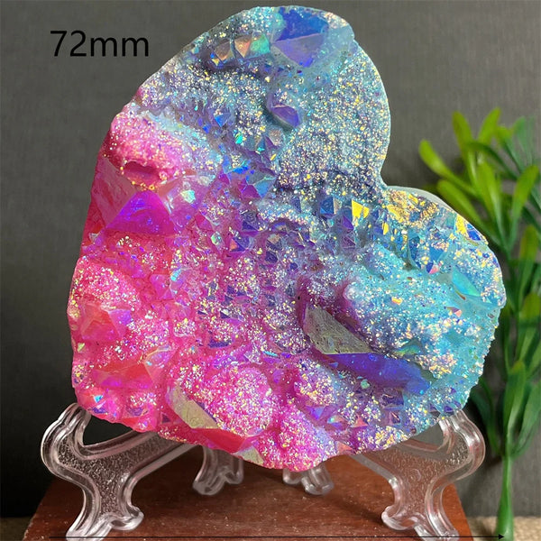 Rainbow Aura Crystal Heart-ToShay.org